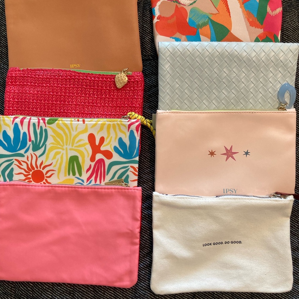 Ipsy Colorful Cosmetic Bags Set - Picture 2 of 2